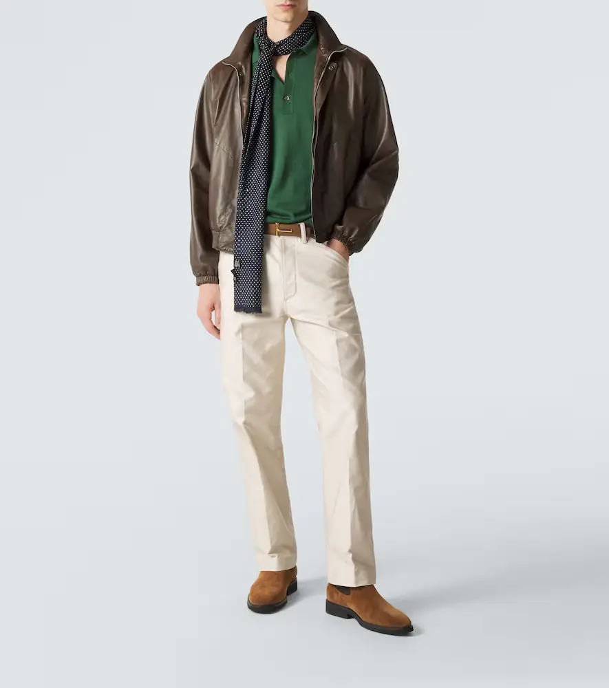 Tom Ford Leather blouson jacket | Thumbnail 8 Tom Ford Leather blouson jacket | Thumbnail 8