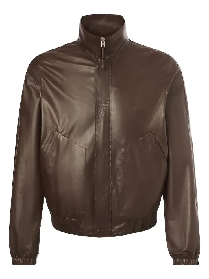 Leather blouson jacket Leather blouson jacket
