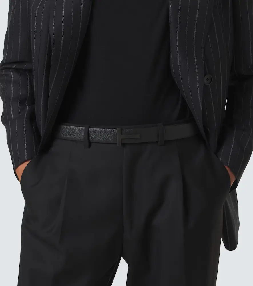 Tom Ford T Icon leather belt | Thumbnail 3