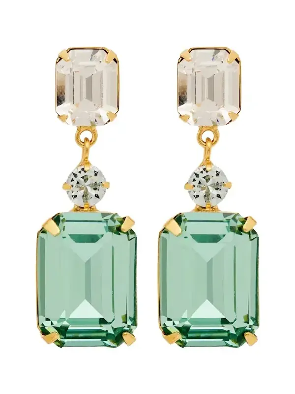Justine gold-plated drop earrings Justine gold-plated drop earrings