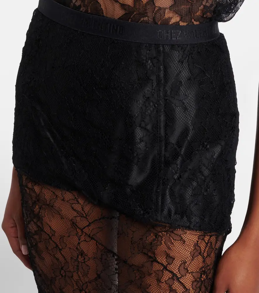 Valentino Garavani Floral sheer lace midi skirt | Thumbnail 6 Valentino Garavani Floral sheer lace midi skirt | Thumbnail 6