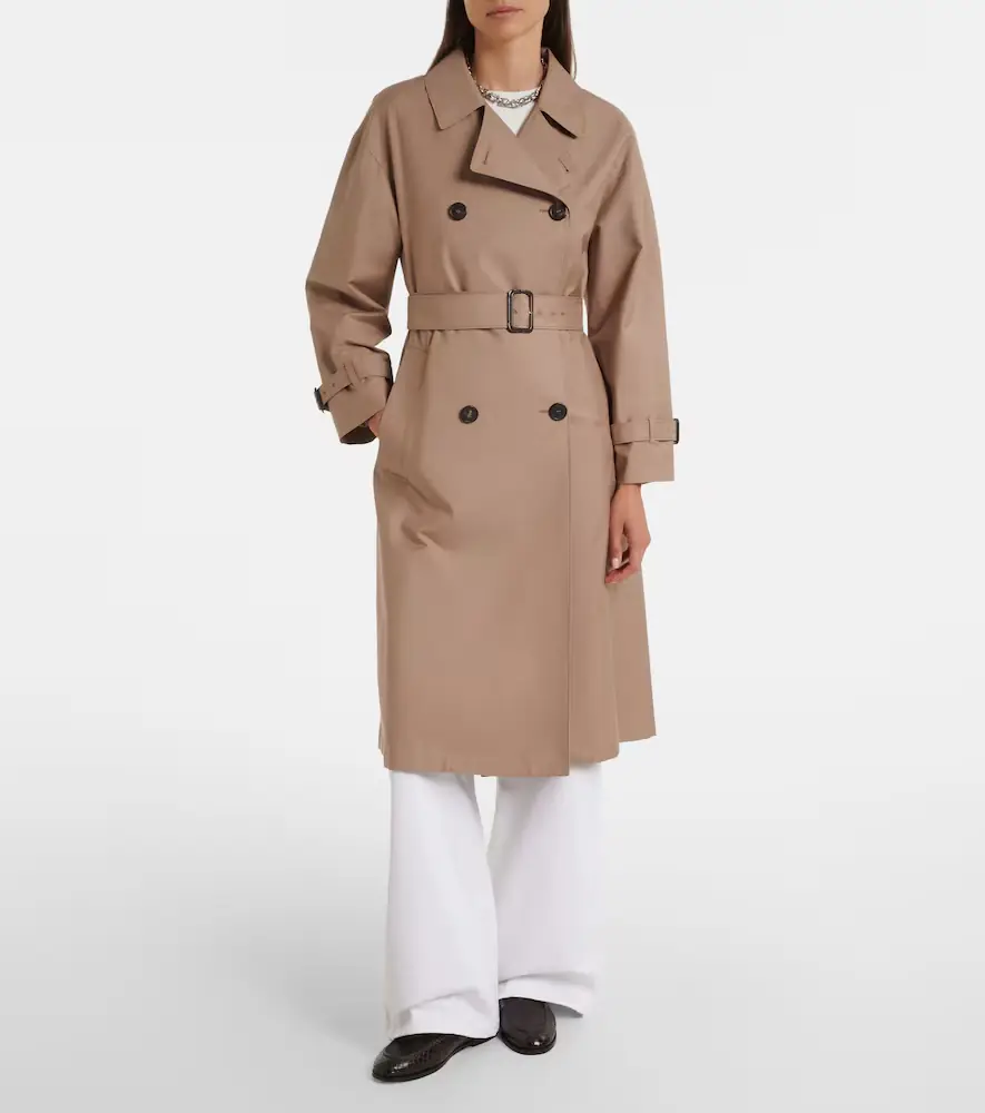 Max Mara Cotton-blend trench coat | Thumbnail 5 Max Mara Cotton-blend trench coat | Thumbnail 5