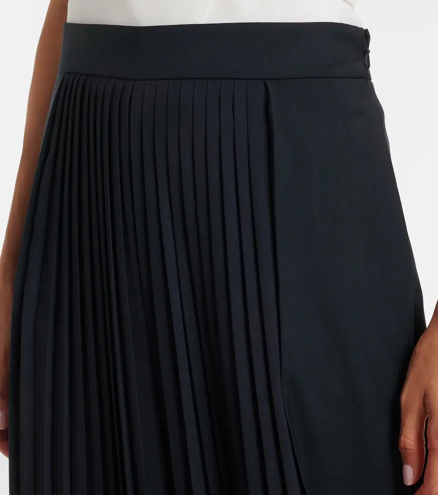 Max Mara Pleated virgin wool wide-leg pants | Thumbnail 3 Max Mara Pleated virgin wool wide-leg pants | Thumbnail 3