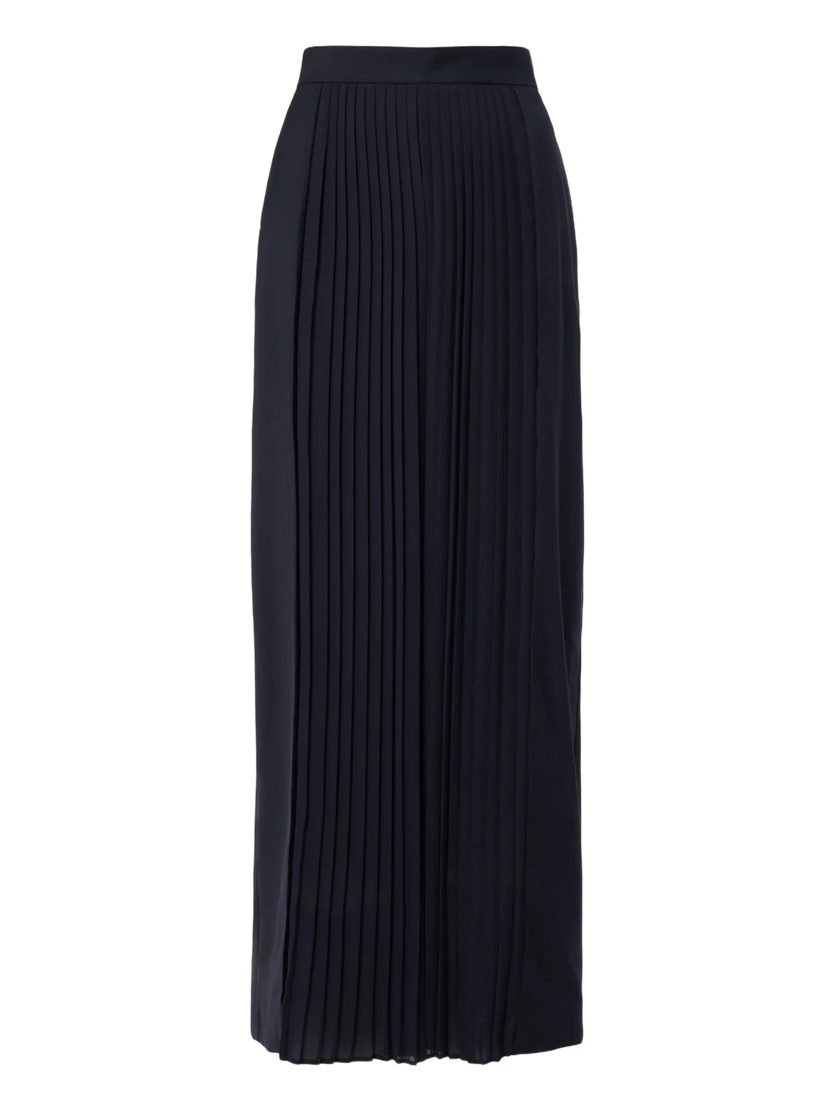Pleated virgin wool wide-leg pants Pleated virgin wool wide-leg pants
