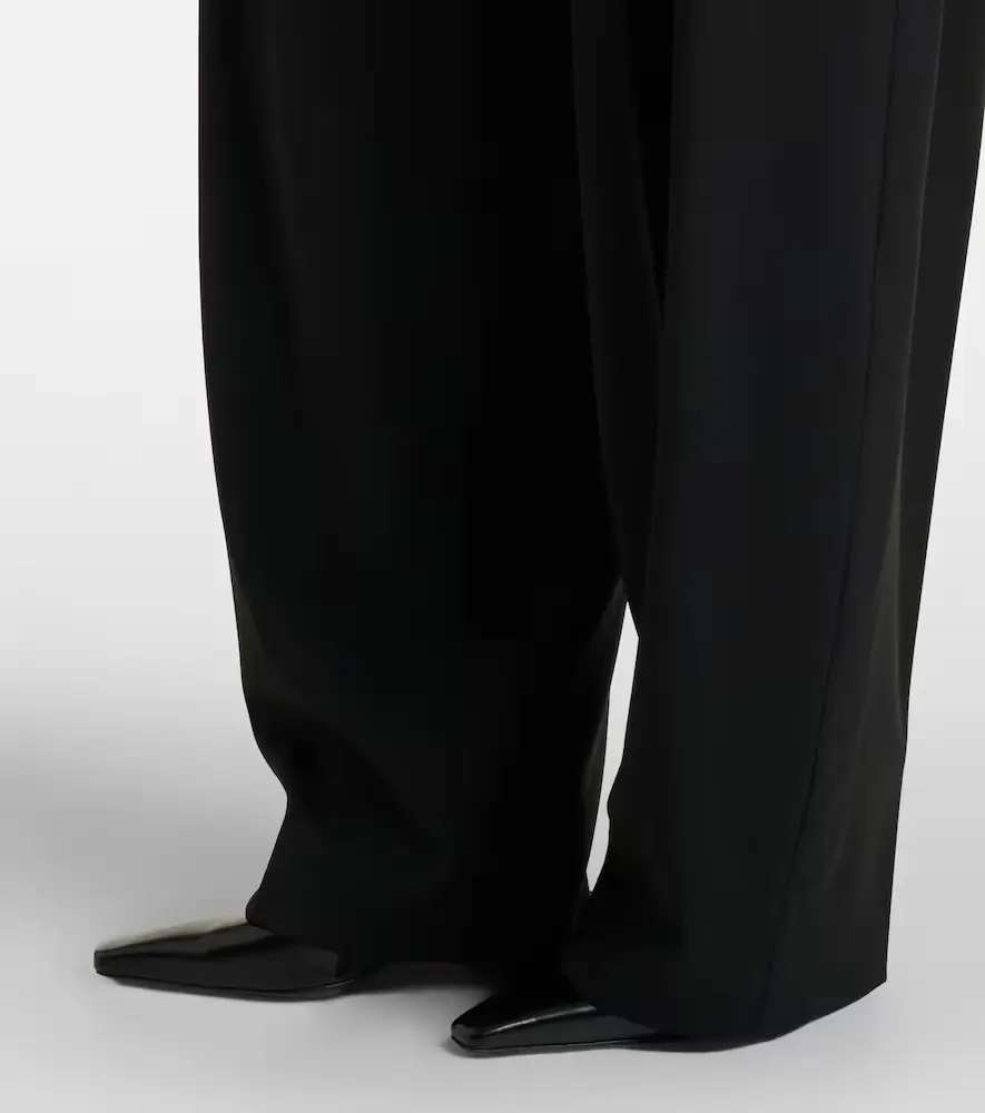 Sportmax Virgin wool pleated balloon pants | Thumbnail 2