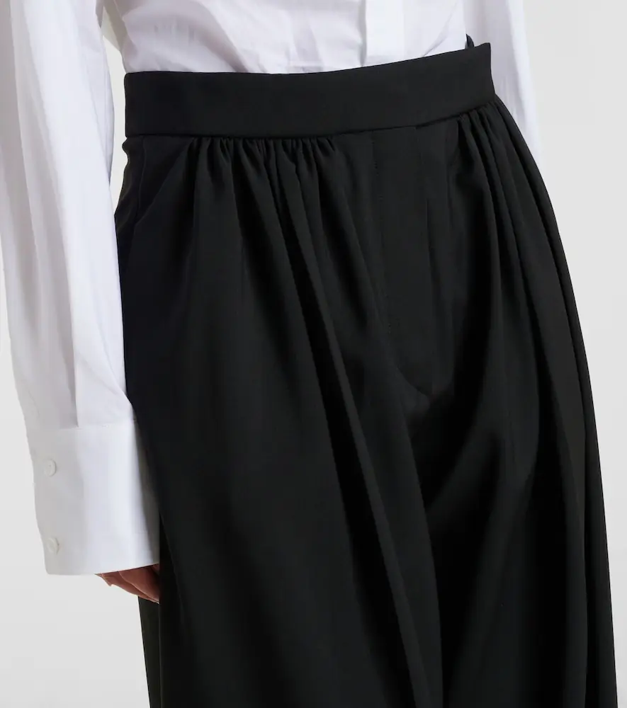Sportmax Virgin wool pleated balloon pants | Thumbnail 3