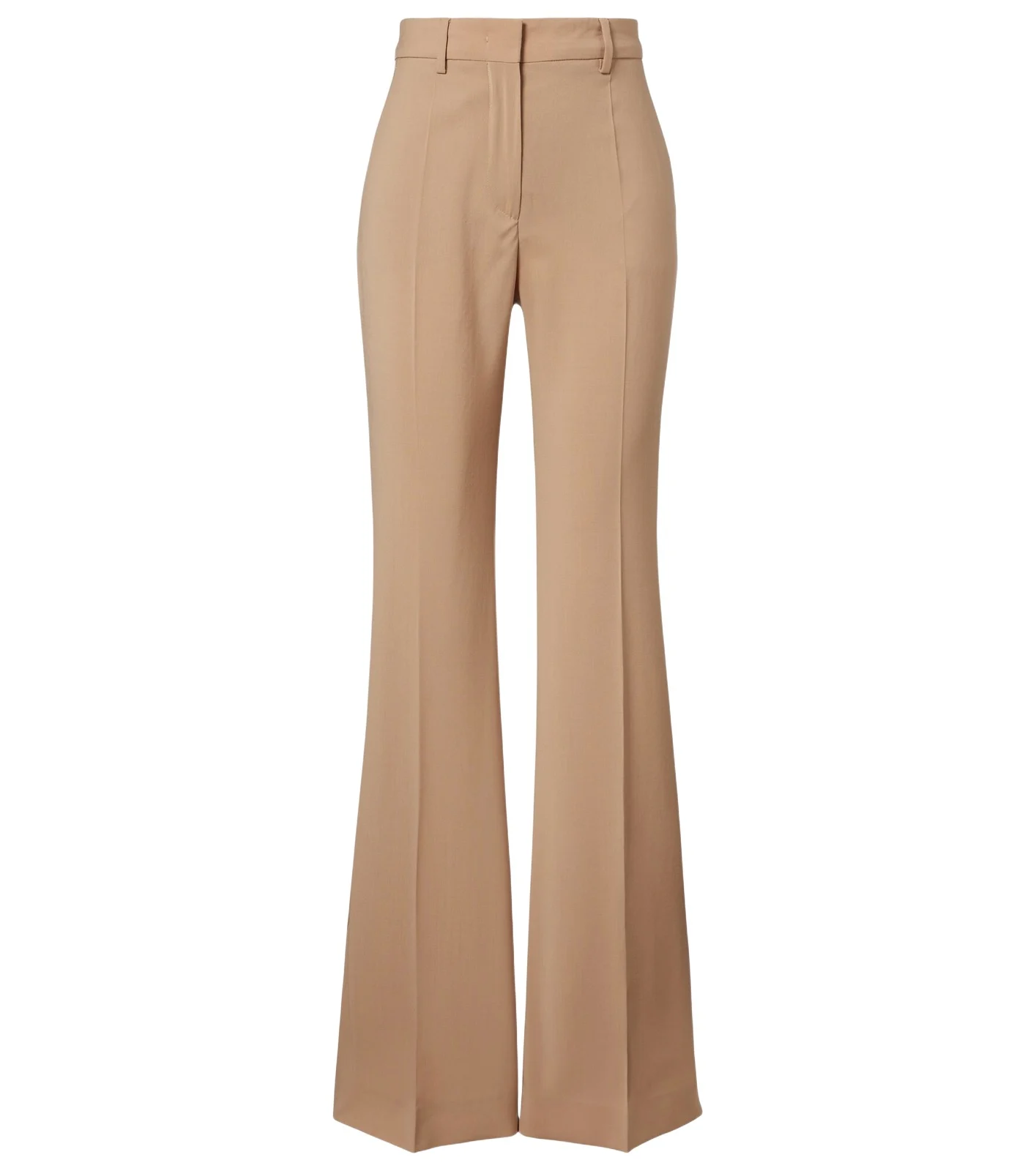 Virgin wool flared pants