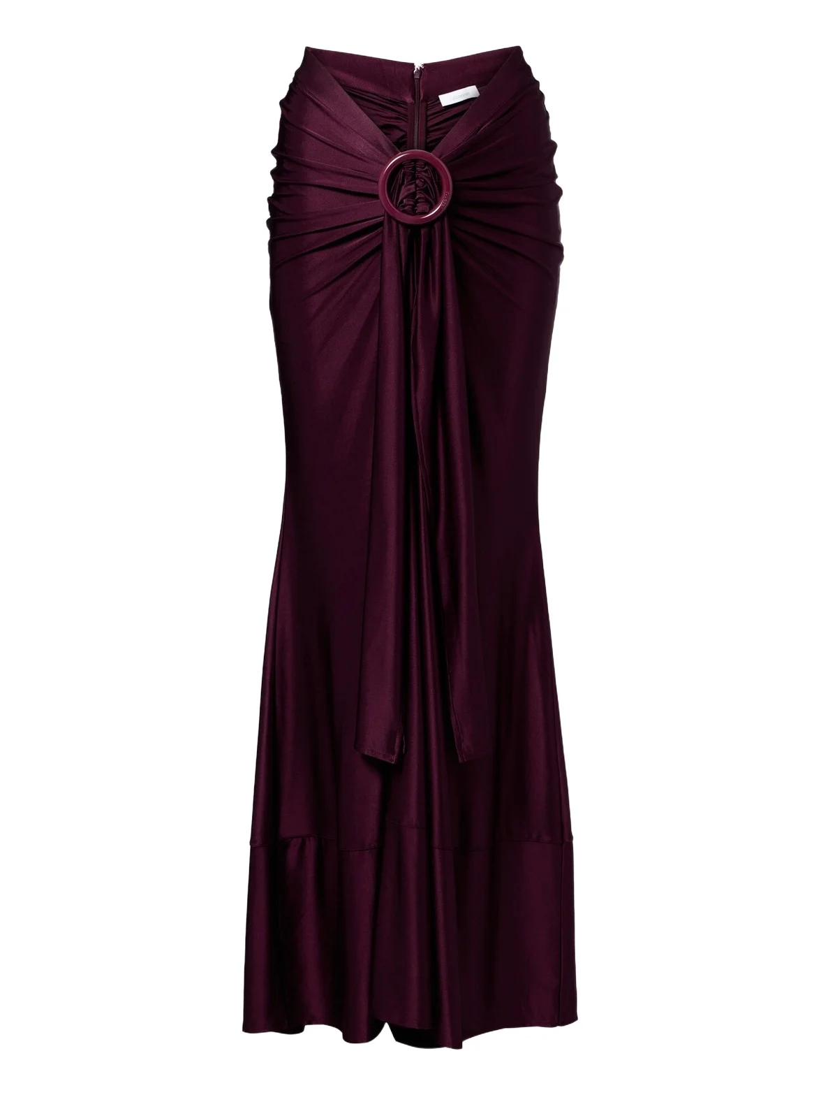 Gathered satin maxi skirt Gathered satin maxi skirt