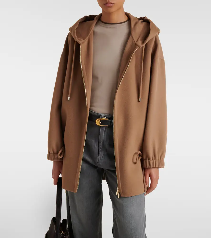 'S Max Mara 'S Max Mara Hooded virgin wool jacket | Thumbnail 3 'S Max Mara 'S Max Mara Hooded virgin wool jacket | Thumbnail 3