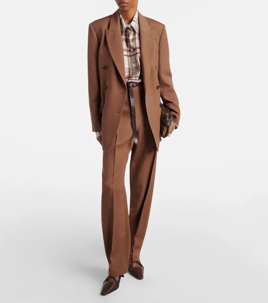 Brunello Cucinelli Wool-blend suit pants | Thumbnail 4