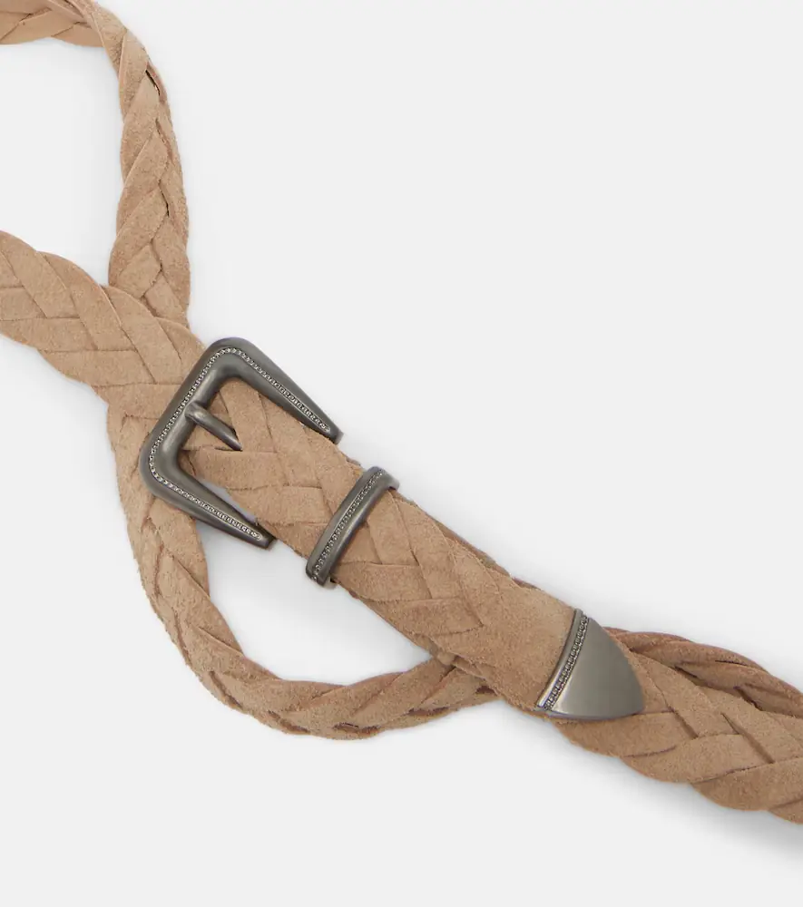 Brunello Cucinelli Monili braided leather belt | Thumbnail 2