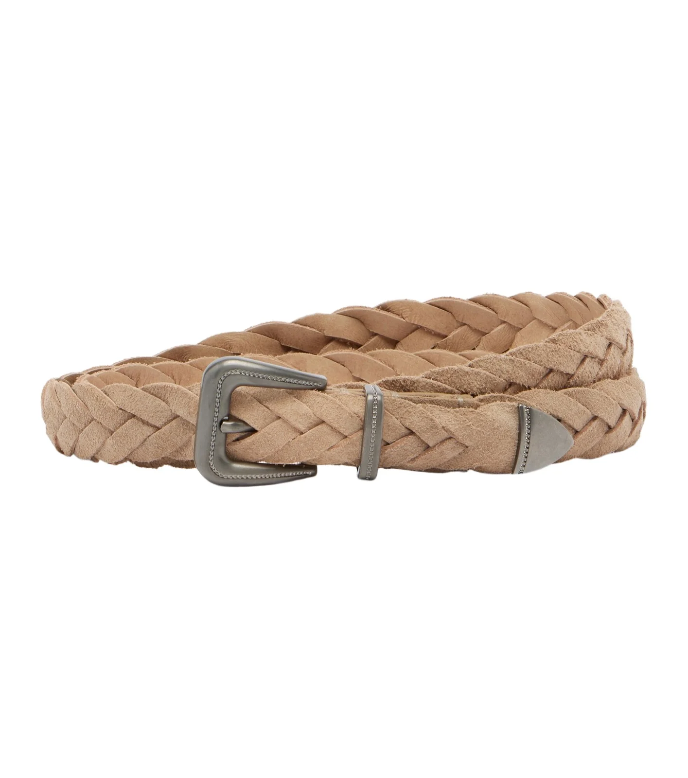 Brunello Cucinelli Monili braided leather belt