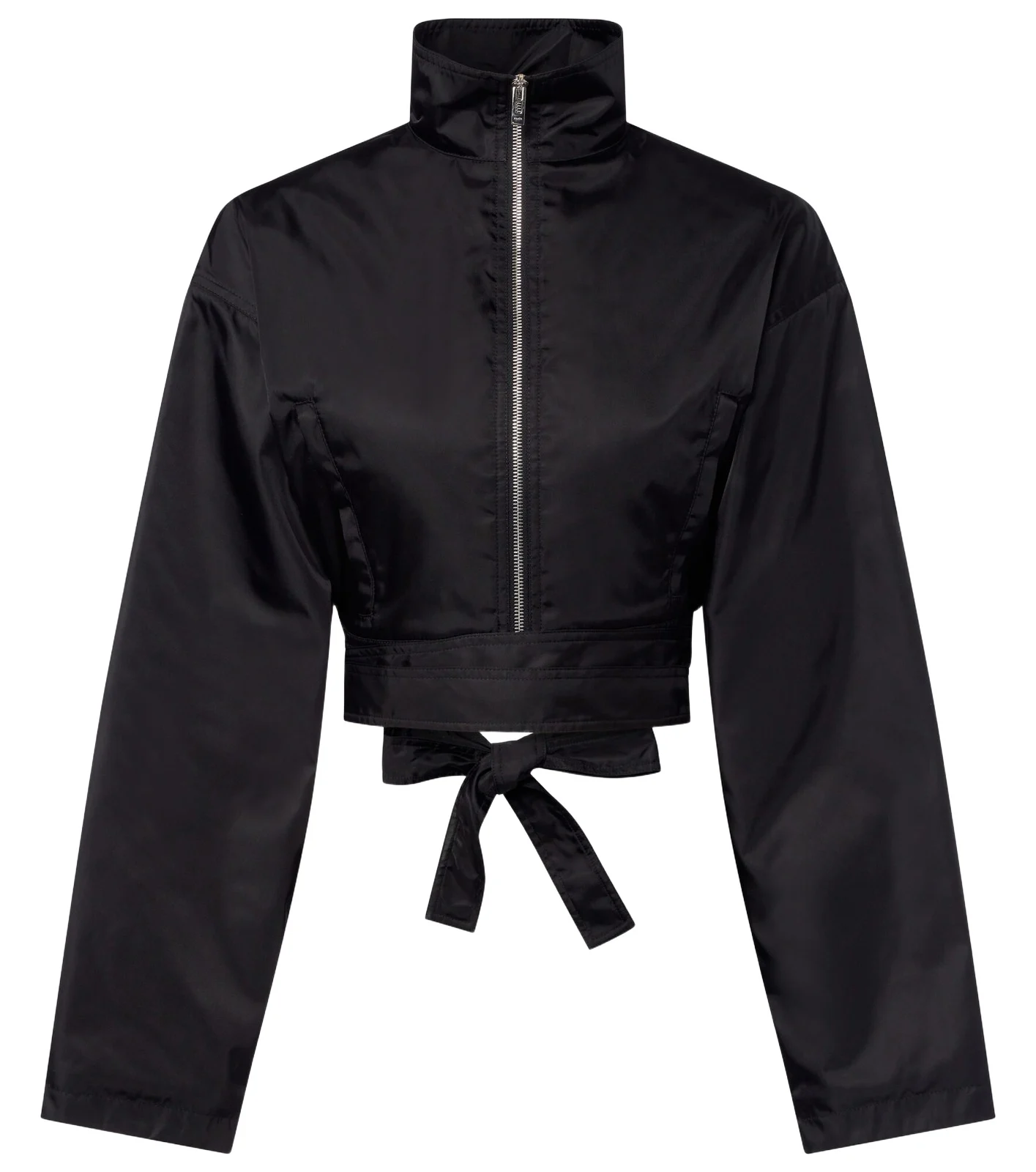 Alaïa Belted cropped taffeta jacket Alaïa Belted cropped taffeta jacket