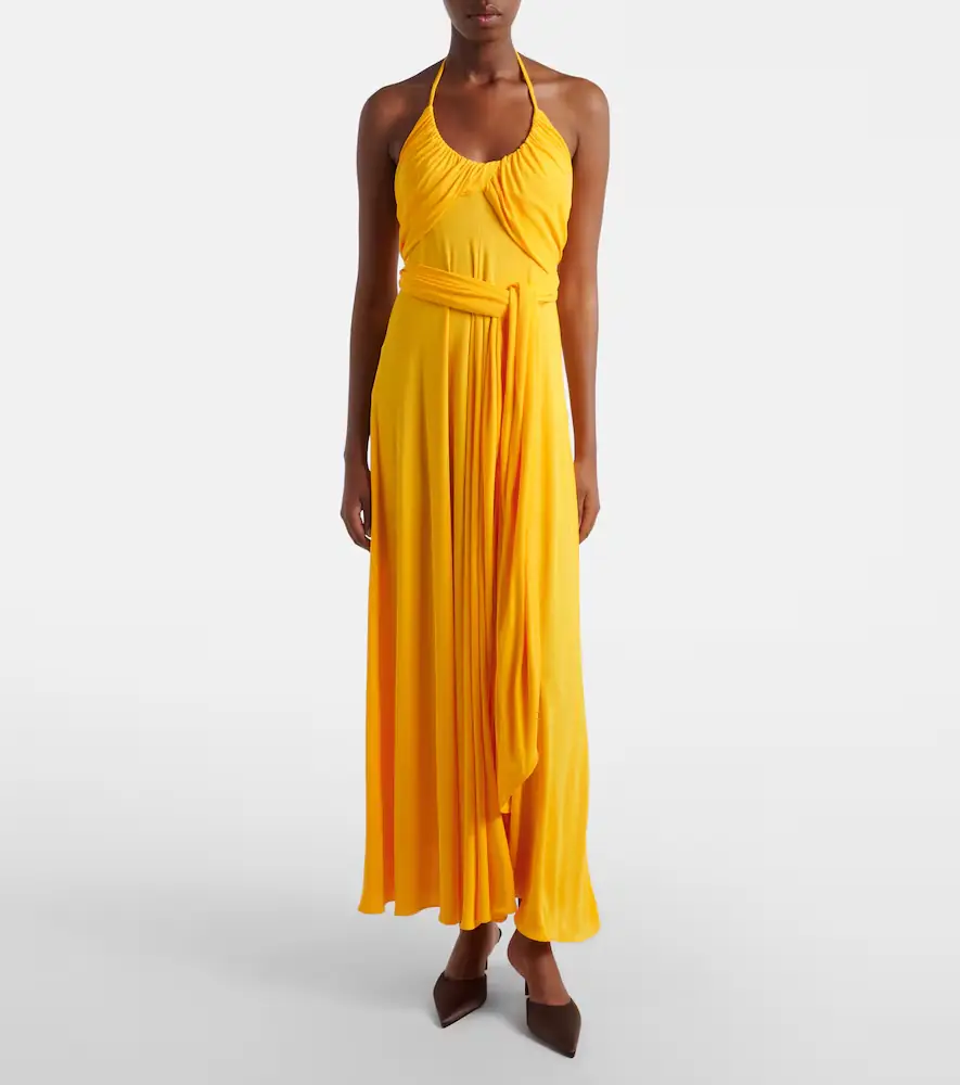 Alaïa Alaïa Draped halterneck jersey maxi dress | Thumbnail 5