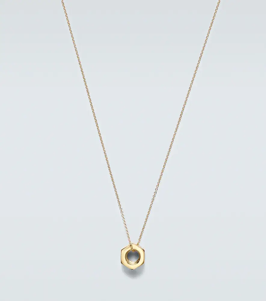Ileana Makri Nut 18kt gold pendant necklace | Thumbnail 3