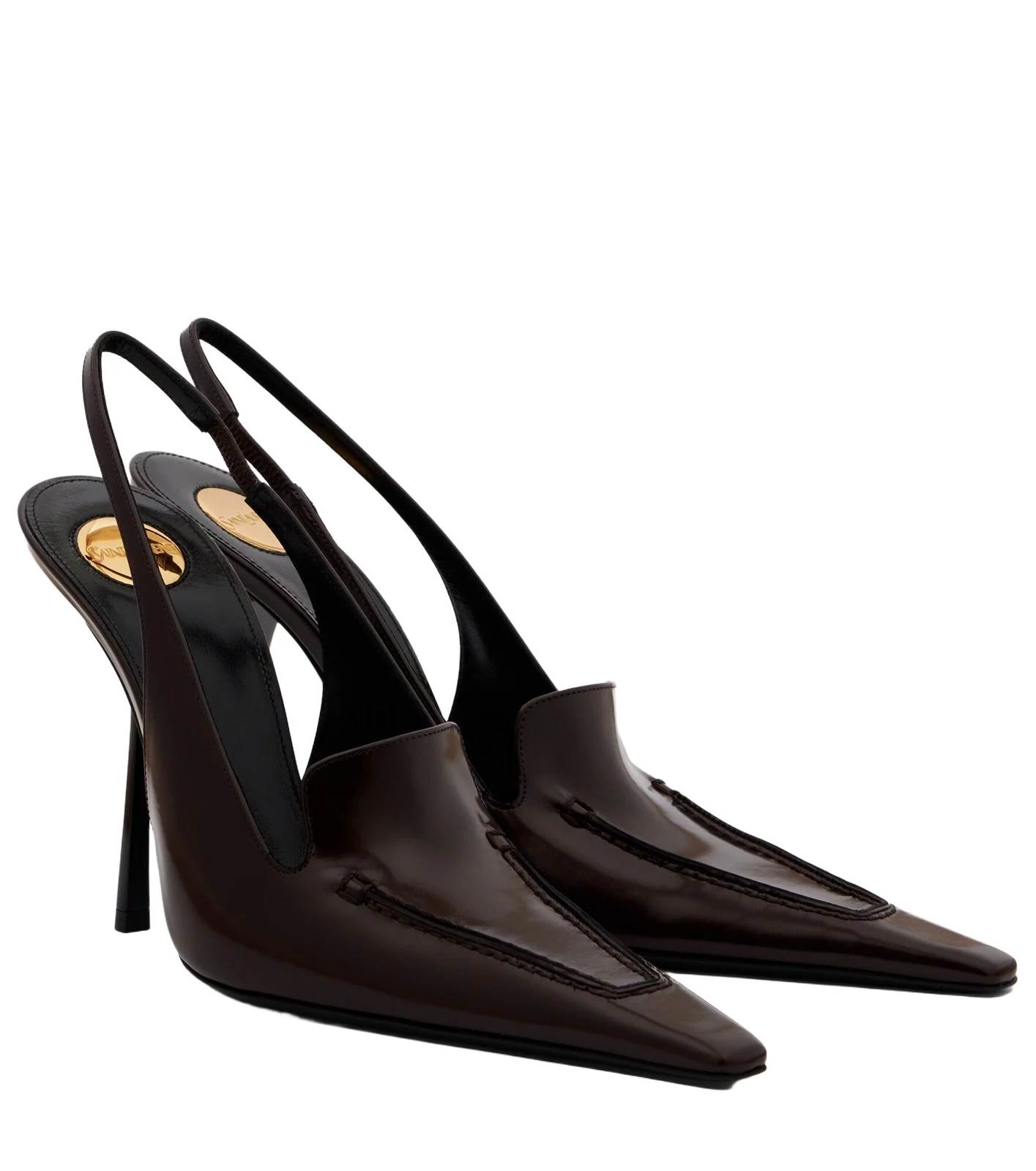 Voltaire leather slingback pumps Voltaire leather slingback pumps