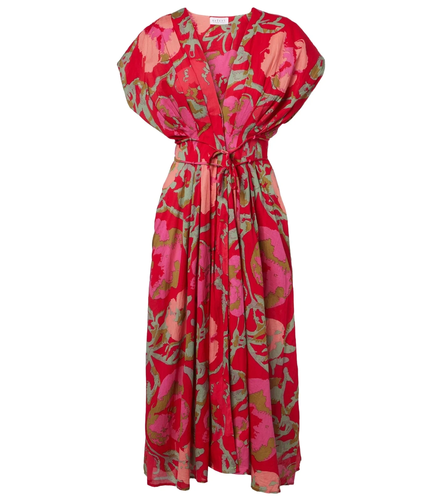 Leilani printed cotton midi dress Leilani printed cotton midi dress