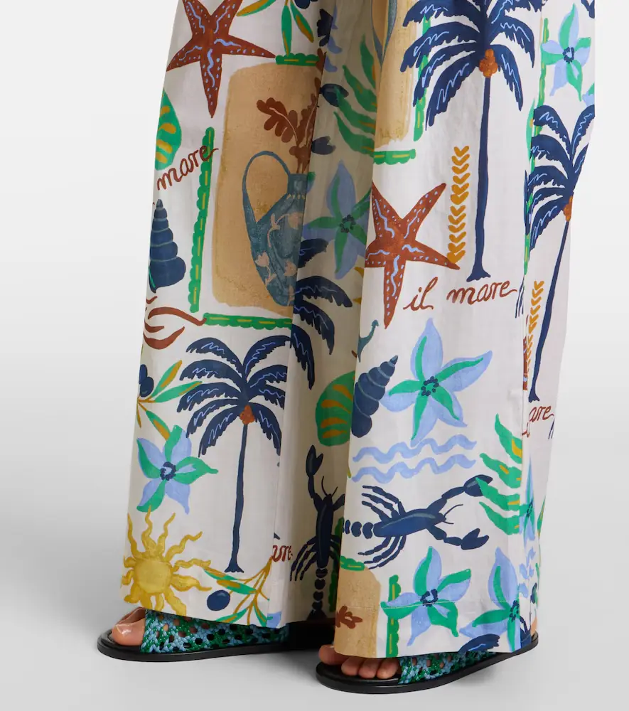 Velvet Trixie cotton poplin wide-leg pants | Thumbnail 5