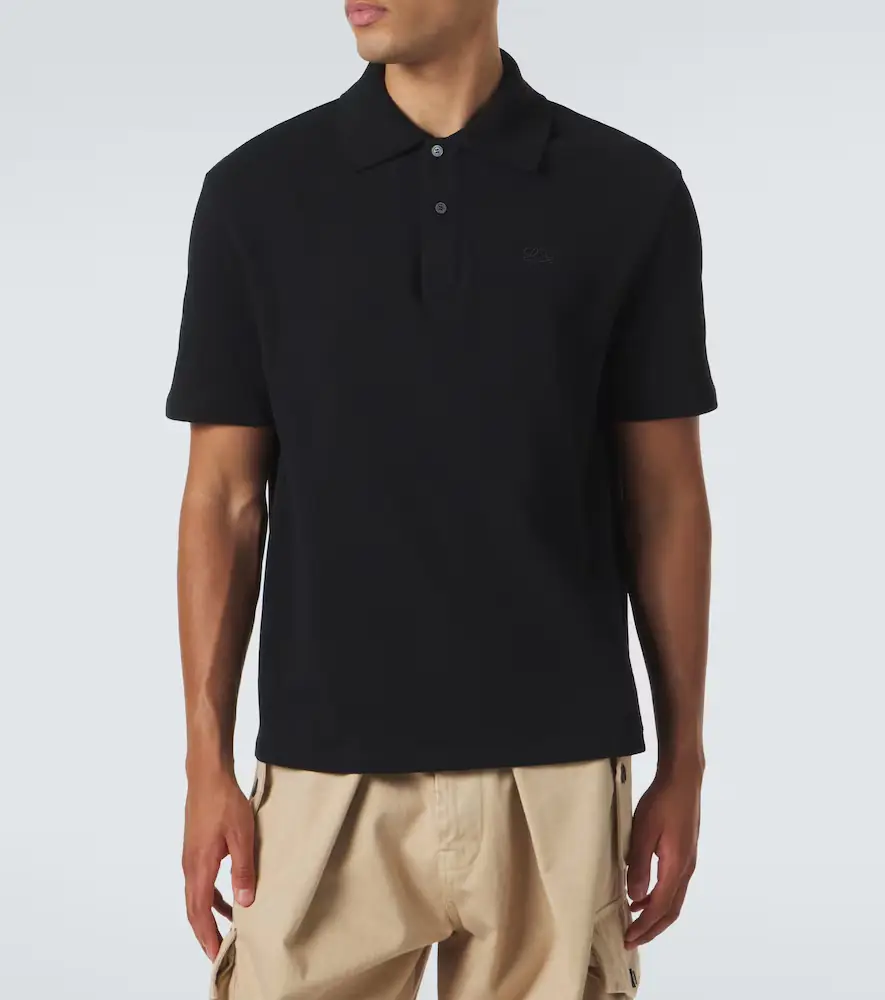 Loewe Double L cotton piqué polo shirt | Thumbnail 2