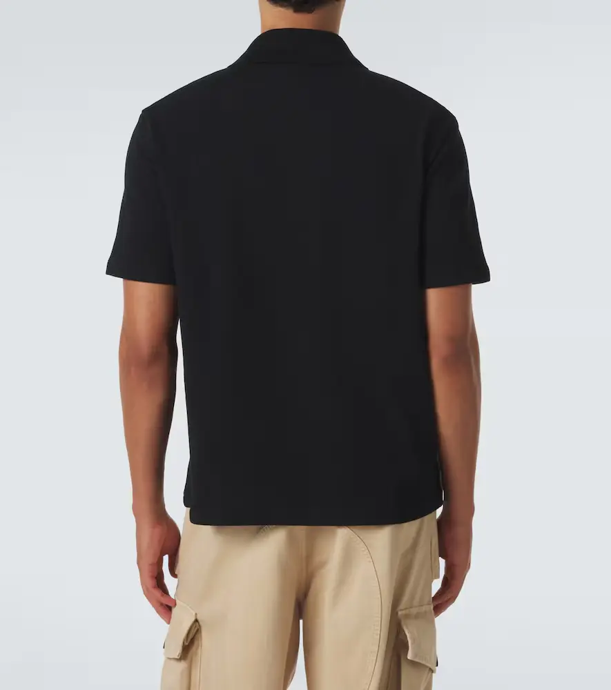 Loewe Double L cotton piqué polo shirt | Thumbnail 3