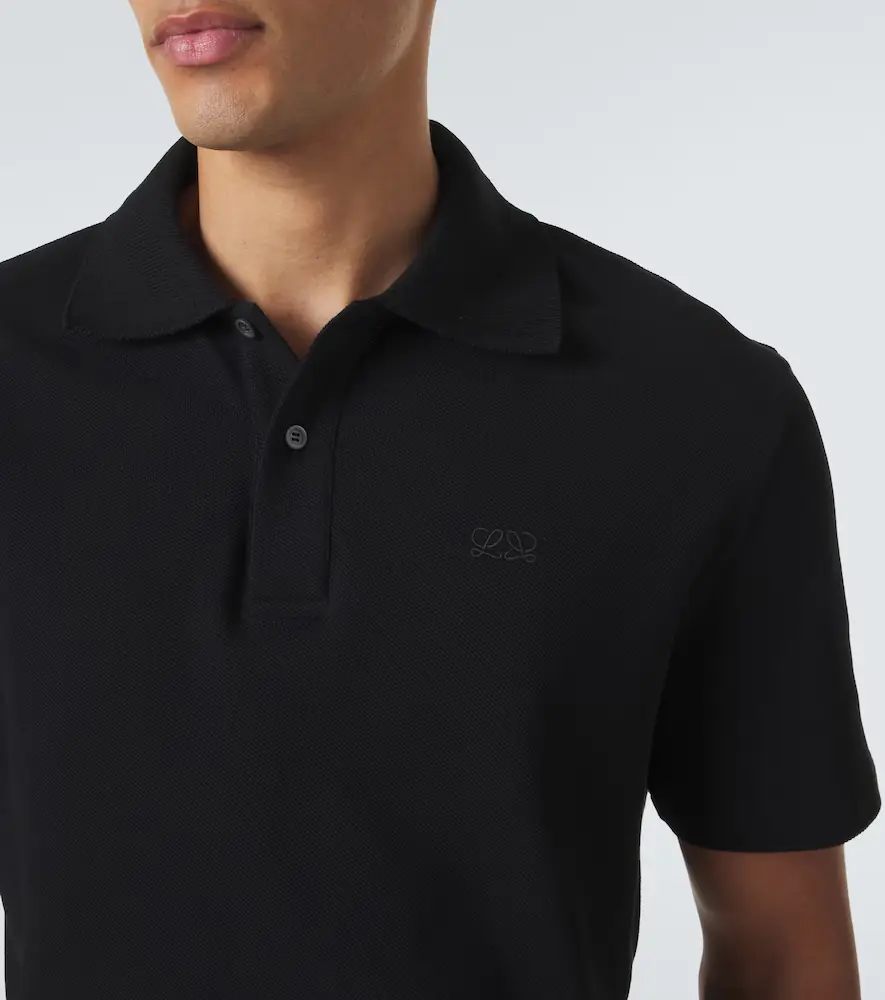 Loewe Double L cotton piqué polo shirt | Thumbnail 4