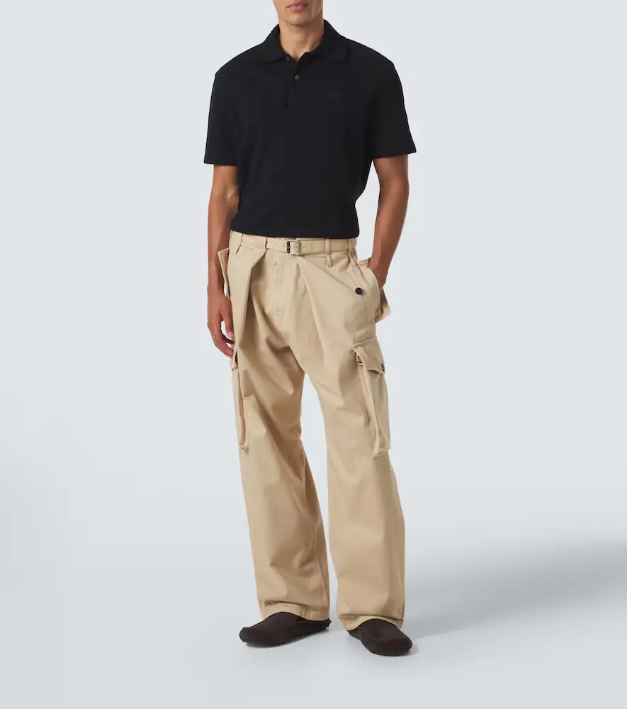 Loewe Double L cotton piqué polo shirt | Thumbnail 5