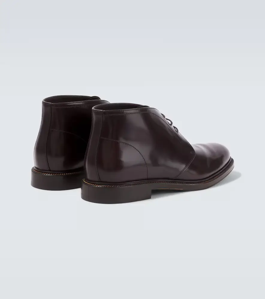Brunello Cucinelli Leather ankle boots | Thumbnail 3 Brunello Cucinelli Leather ankle boots | Thumbnail 3