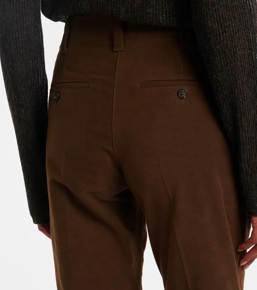 Brunello Cucinelli Cropped cotton flared pants | Thumbnail 3 Brunello Cucinelli Cropped cotton flared pants | Thumbnail 3