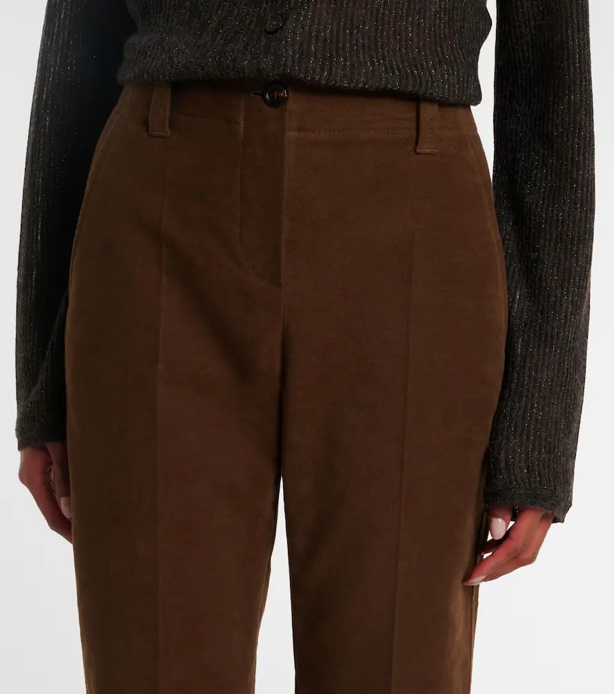Brunello Cucinelli Cropped cotton flared pants | Thumbnail 4 Brunello Cucinelli Cropped cotton flared pants | Thumbnail 4