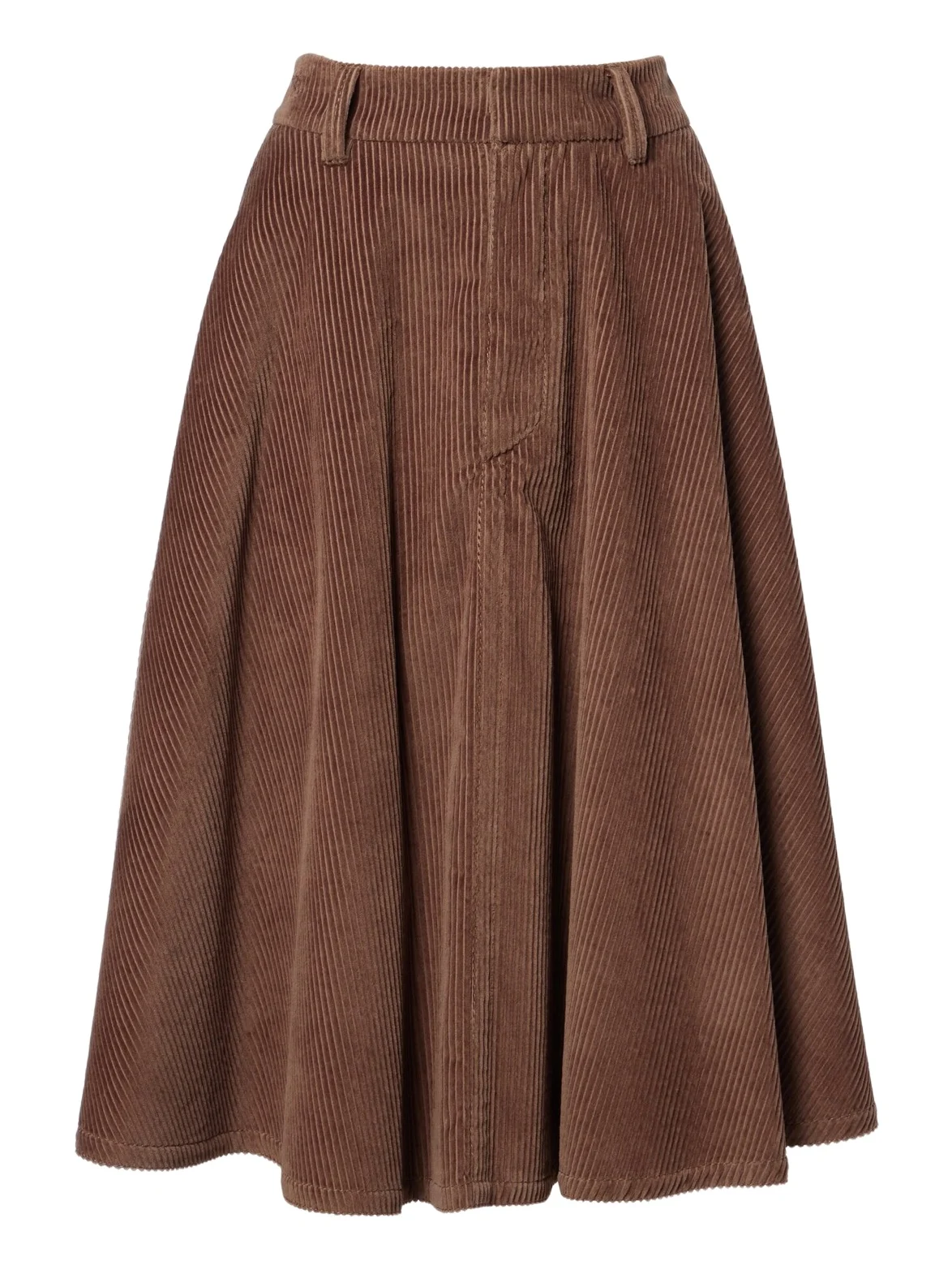 Brunello Cucinelli Monili cotton corduroy midi skirt