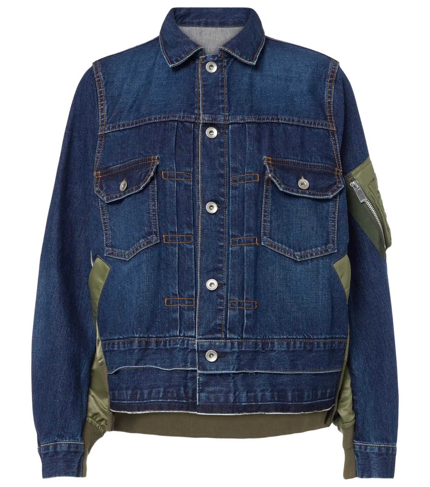Denim bomber jacket Denim bomber jacket