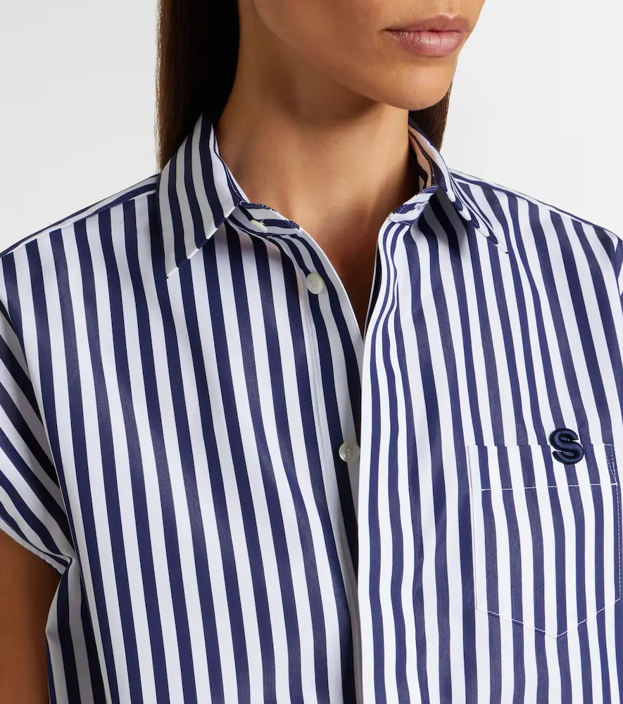 Sacai Striped poplin shirt | Thumbnail 3