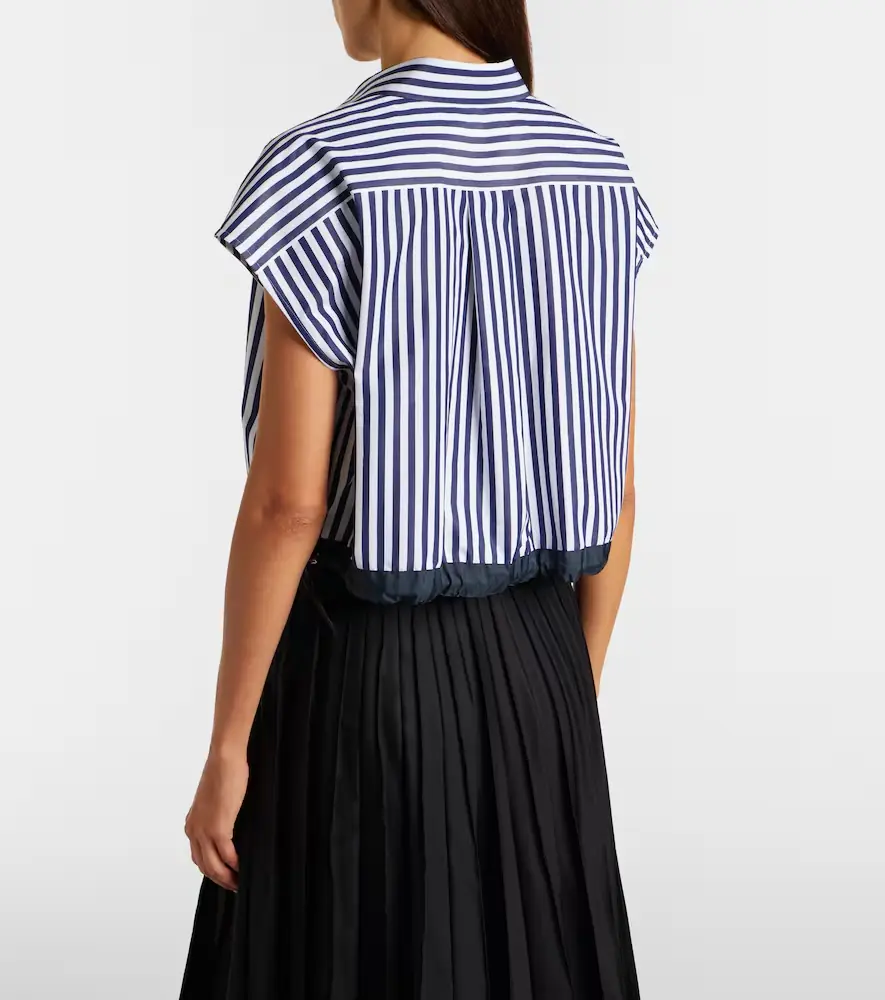 Sacai Striped poplin shirt | Thumbnail 4