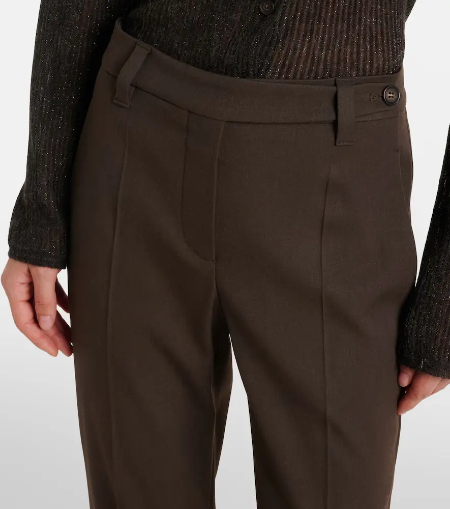 Brunello Cucinelli Monili wool slim pants | Thumbnail 2 Brunello Cucinelli Monili wool slim pants | Thumbnail 2