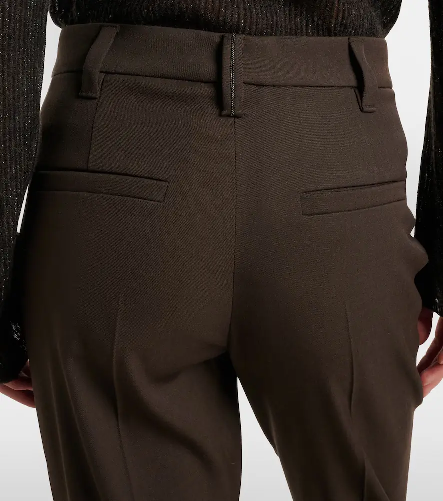 Brunello Cucinelli Monili wool slim pants | Thumbnail 3 Brunello Cucinelli Monili wool slim pants | Thumbnail 3