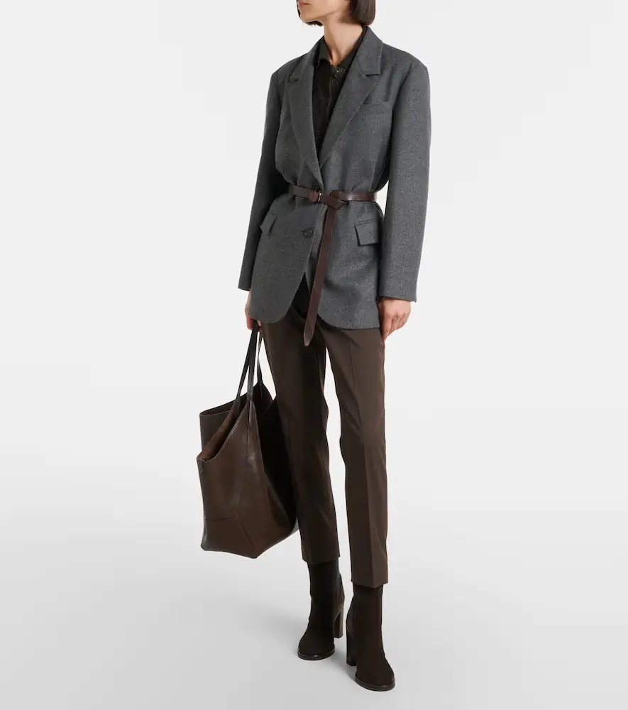 Brunello Cucinelli Monili wool slim pants | Thumbnail 4 Brunello Cucinelli Monili wool slim pants | Thumbnail 4