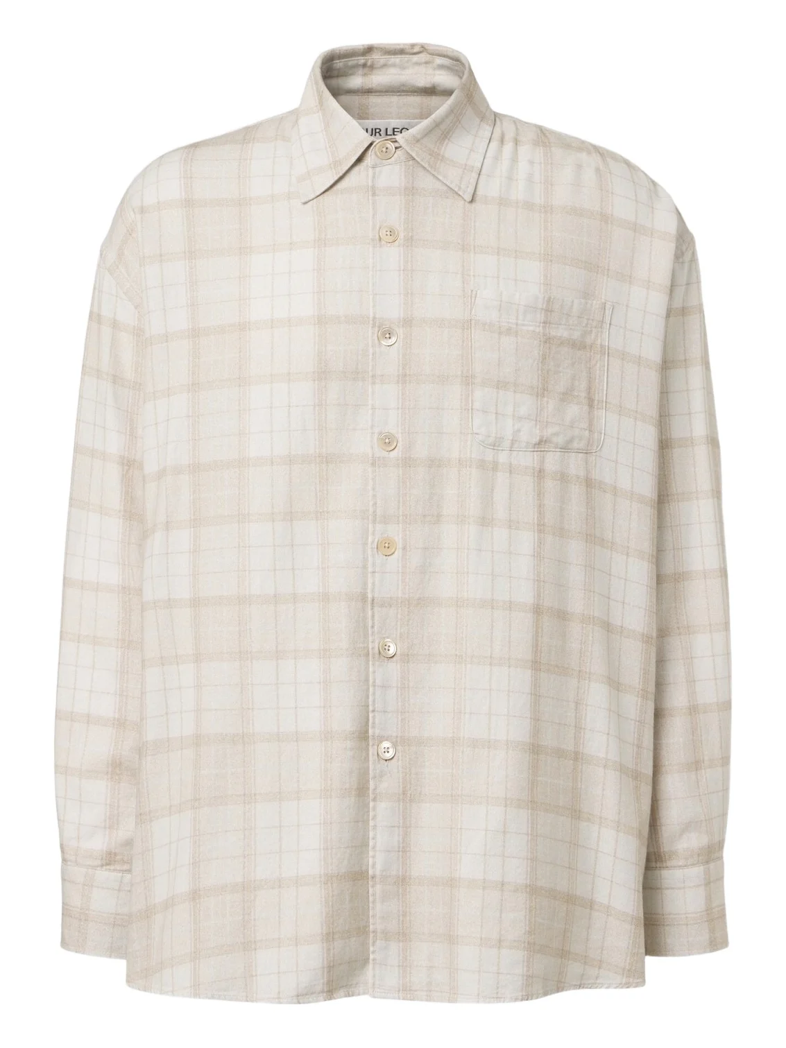 Borrowed plaid cotton flannel shirt Borrowed plaid cotton flannel shirt