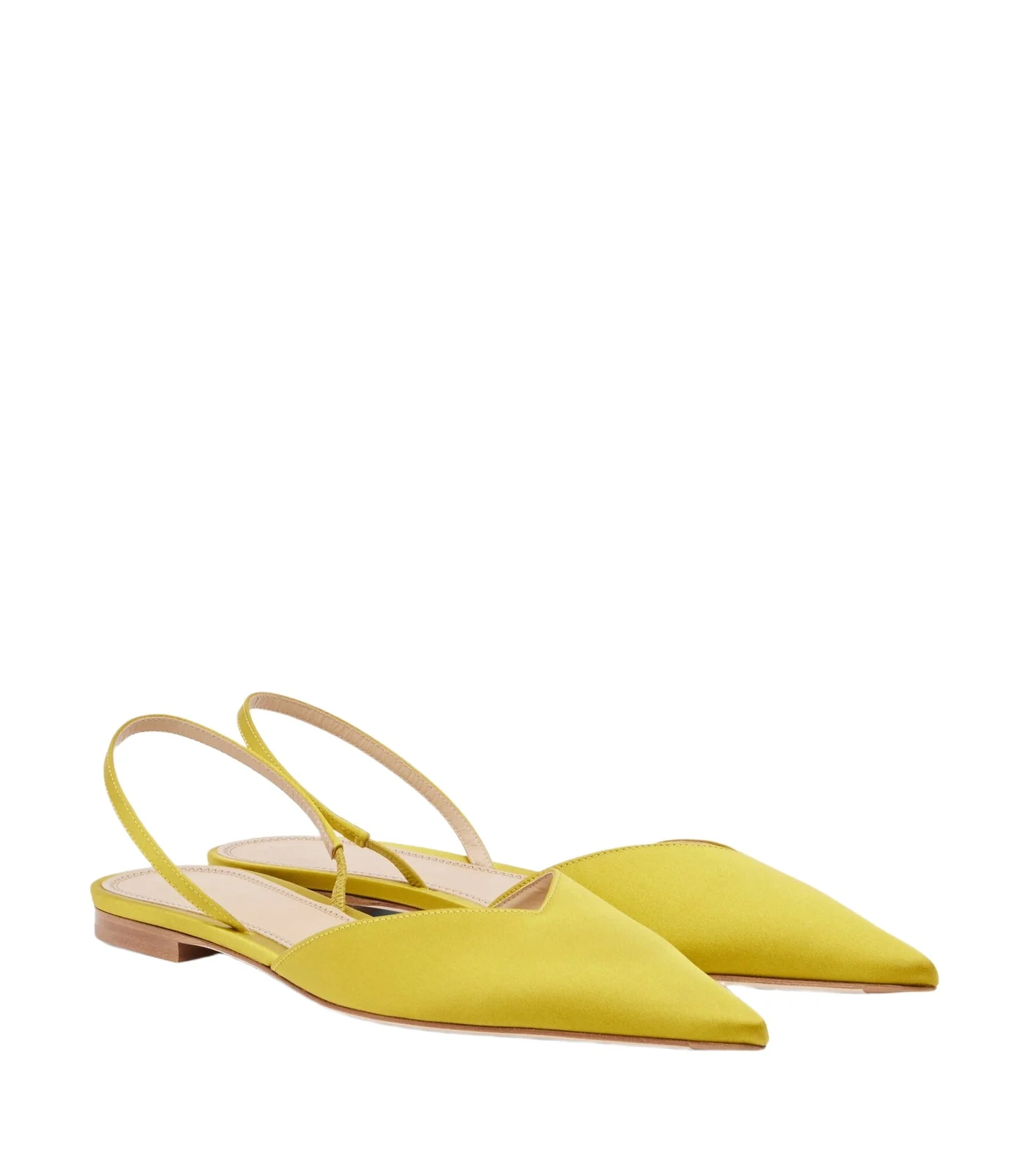 Victoria satin slingback flats Victoria satin slingback flats
