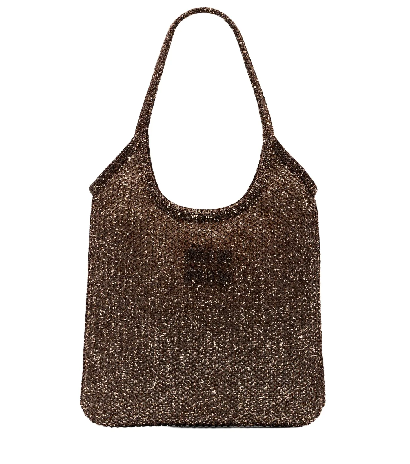Miu Miu Ivy sequined mesh shopper