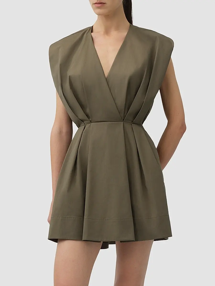 Simkhai Women's Sefi Cape Mini Dress | Thumbnail 2 Simkhai Women's Sefi Cape Mini Dress | Thumbnail 2