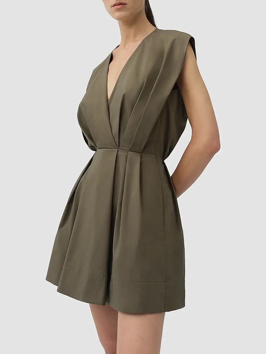 Simkhai Women's Sefi Cape Mini Dress | Thumbnail 4 Simkhai Women's Sefi Cape Mini Dress | Thumbnail 4
