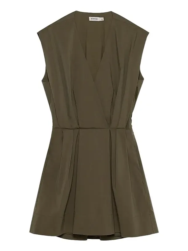 Simkhai Women's Sefi Cape Mini Dress