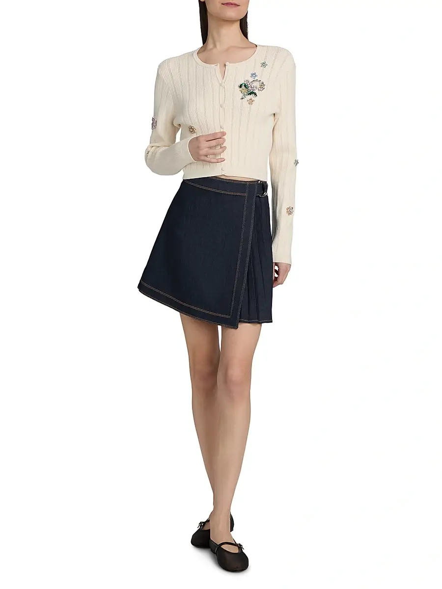 Cinq à Sept Women's Allison Embellished Cardigan | Thumbnail 2 Cinq à Sept Women's Allison Embellished Cardigan | Thumbnail 2