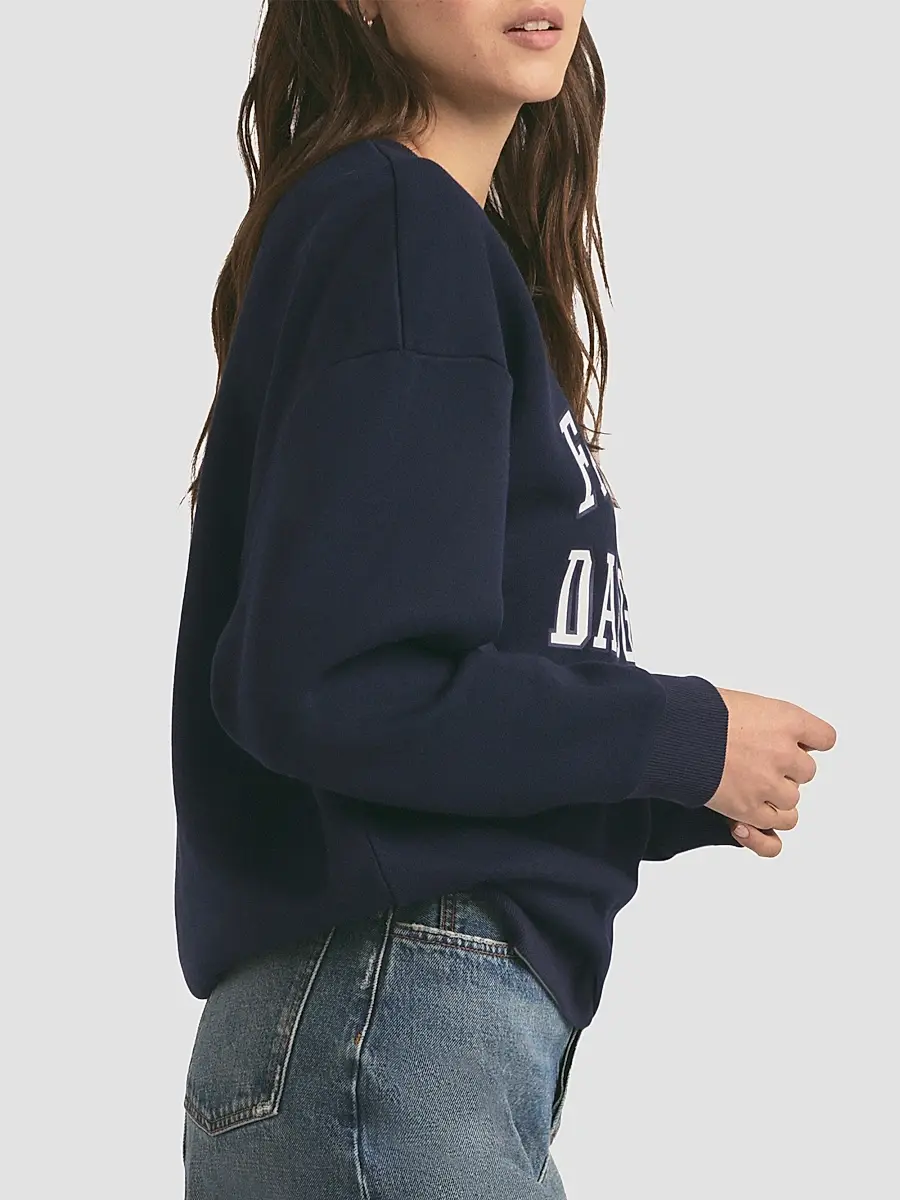 Favorite Daughter Women's Collegiate Cotton-Blend Sweatshirt | Thumbnail 5 Favorite Daughter Women's Collegiate Cotton-Blend Sweatshirt | Thumbnail 5