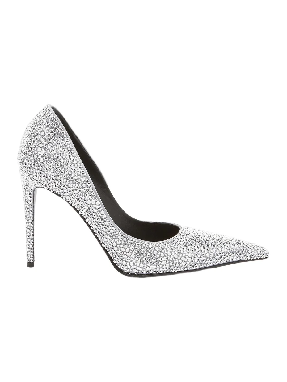 Women's Skull 105MM Rhinestone Pumps Women's Skull 105MM Rhinestone Pumps