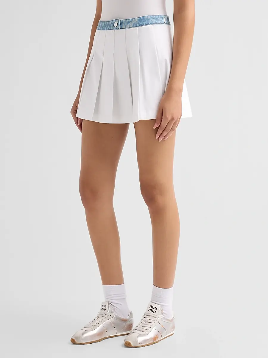 SEROYA Women's Kelsie Pleated Mini Skirt | Thumbnail 4 SEROYA Women's Kelsie Pleated Mini Skirt | Thumbnail 4