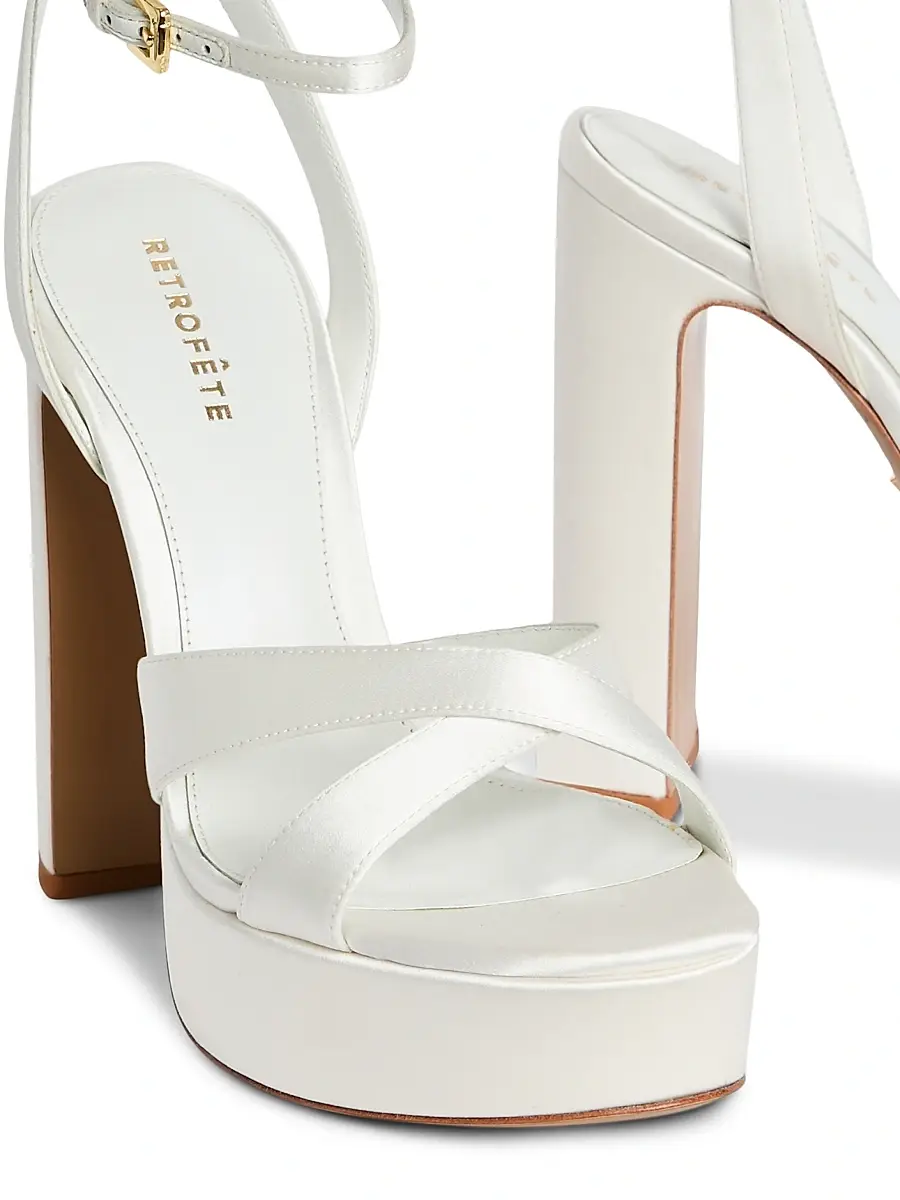 Retrofête Women's Melodia 130MM Leather Platform Sandals | Thumbnail 4 Retrofête Women's Melodia 130MM Leather Platform Sandals | Thumbnail 4