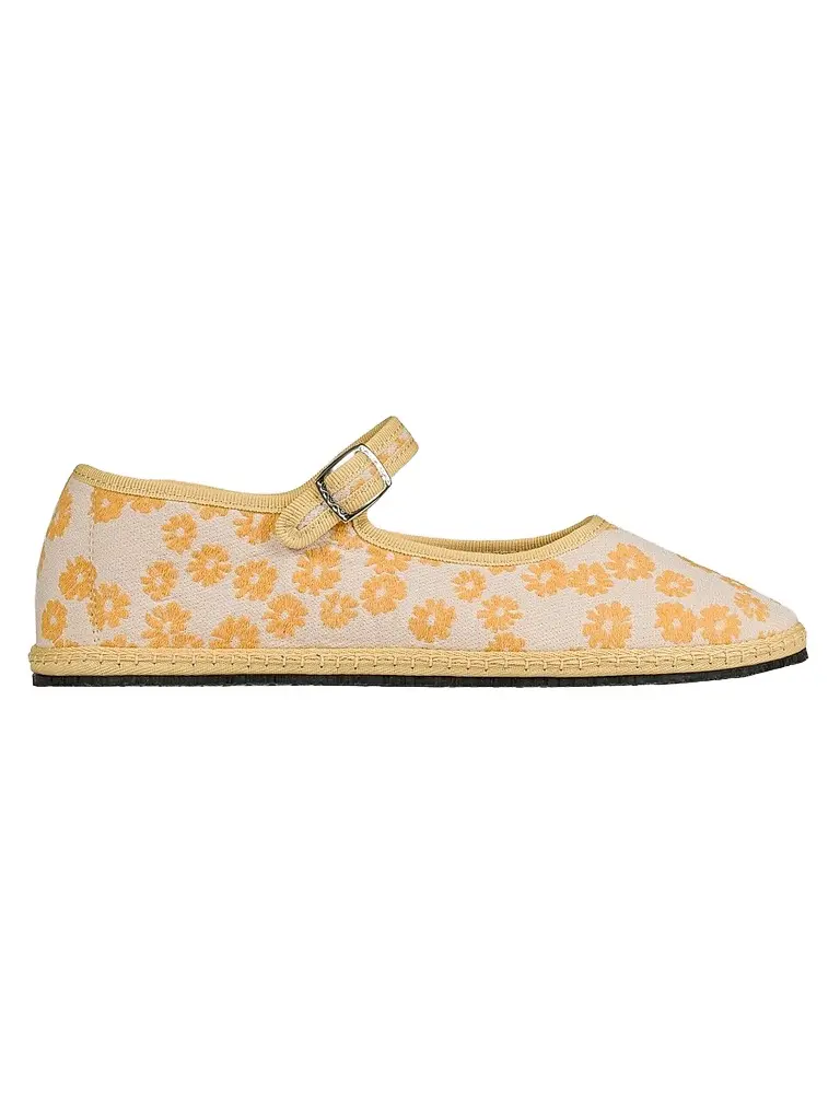 Vibi Venezia Women's Floral-Embroidered Mary Janes - Ada - Size 11 | Image 1 Vibi Venezia Women's Floral-Embroidered Mary Janes - Ada - Size 11 | Image 1