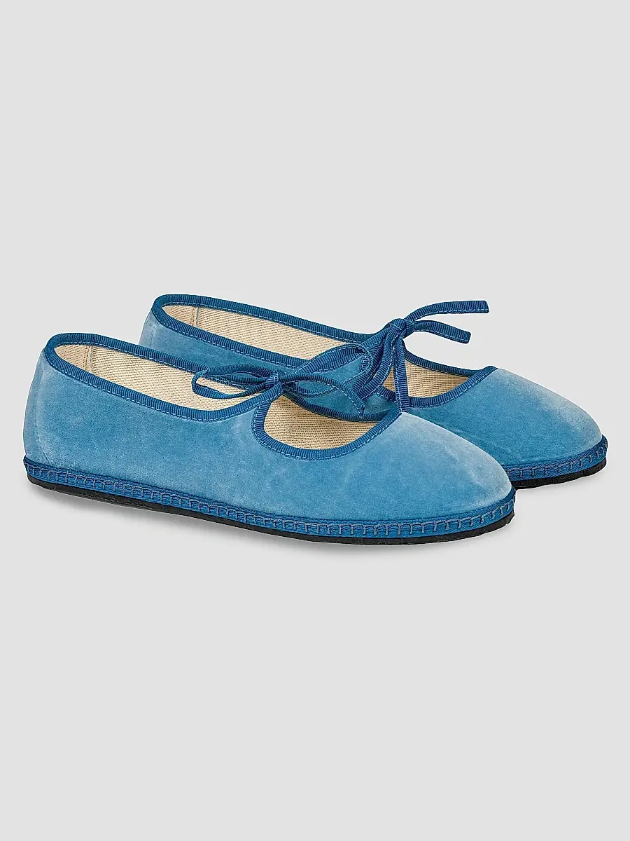 Vibi Venezia Women's Timeless Brigitte Velvet Mary Janes | Thumbnail 2 Vibi Venezia Women's Timeless Brigitte Velvet Mary Janes | Thumbnail 2