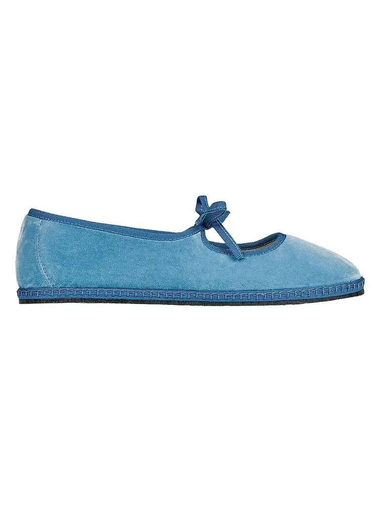 Vibi Venezia Women's Timeless Brigitte Velvet Mary Janes - Murano | Image 1 Vibi Venezia Women's Timeless Brigitte Velvet Mary Janes - Murano | Image 1